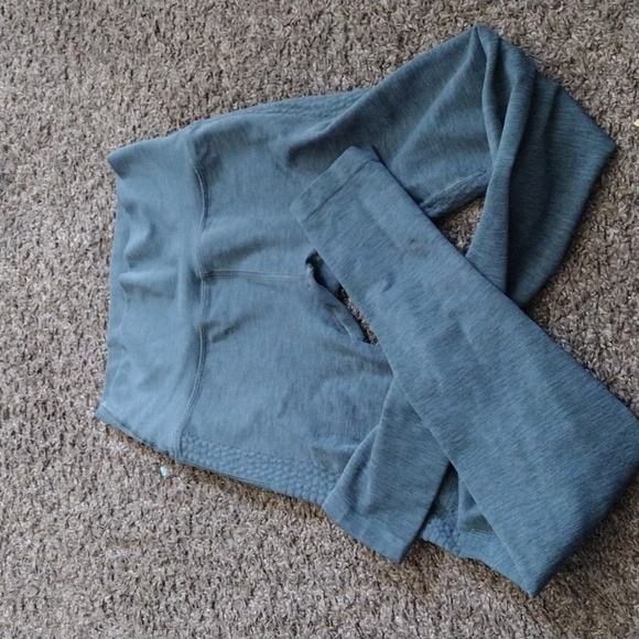 Alphalete Hola Dark Green Leggings - Picture 4 of 5